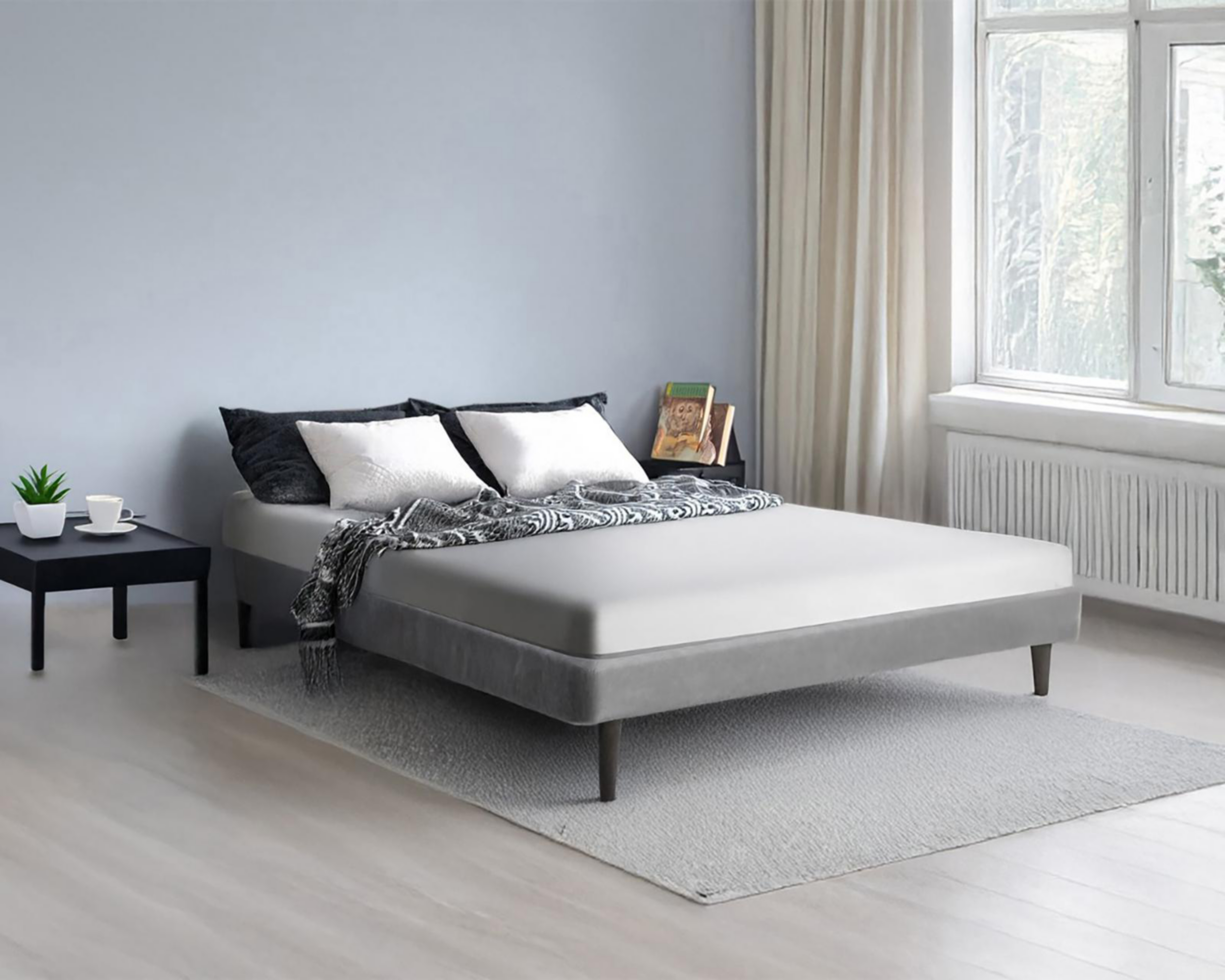 Base para Cama Matrimonial Trendy de Madera