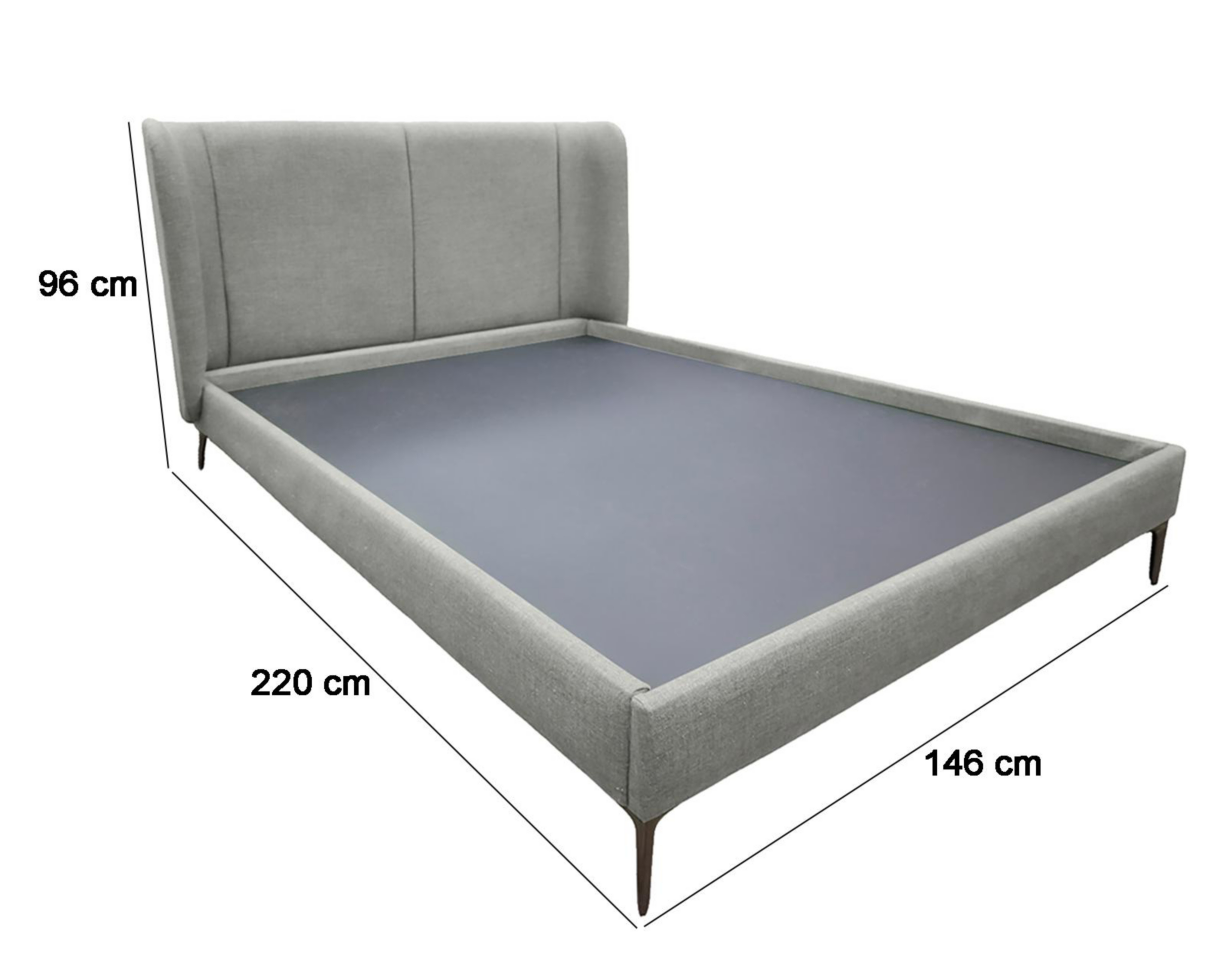 Foto 6 | Base para Cama Matrimonial Kaylee de Madera