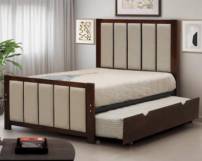 Foto 1 | Cama Matrimonial Barcelona de Madera