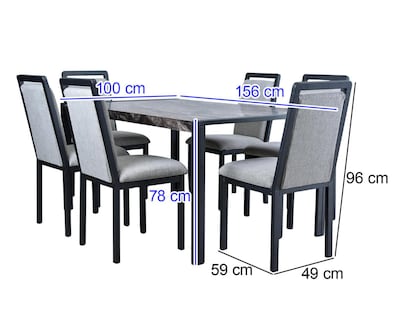 Foto 5 | Comedor Britania con 6 Sillas
