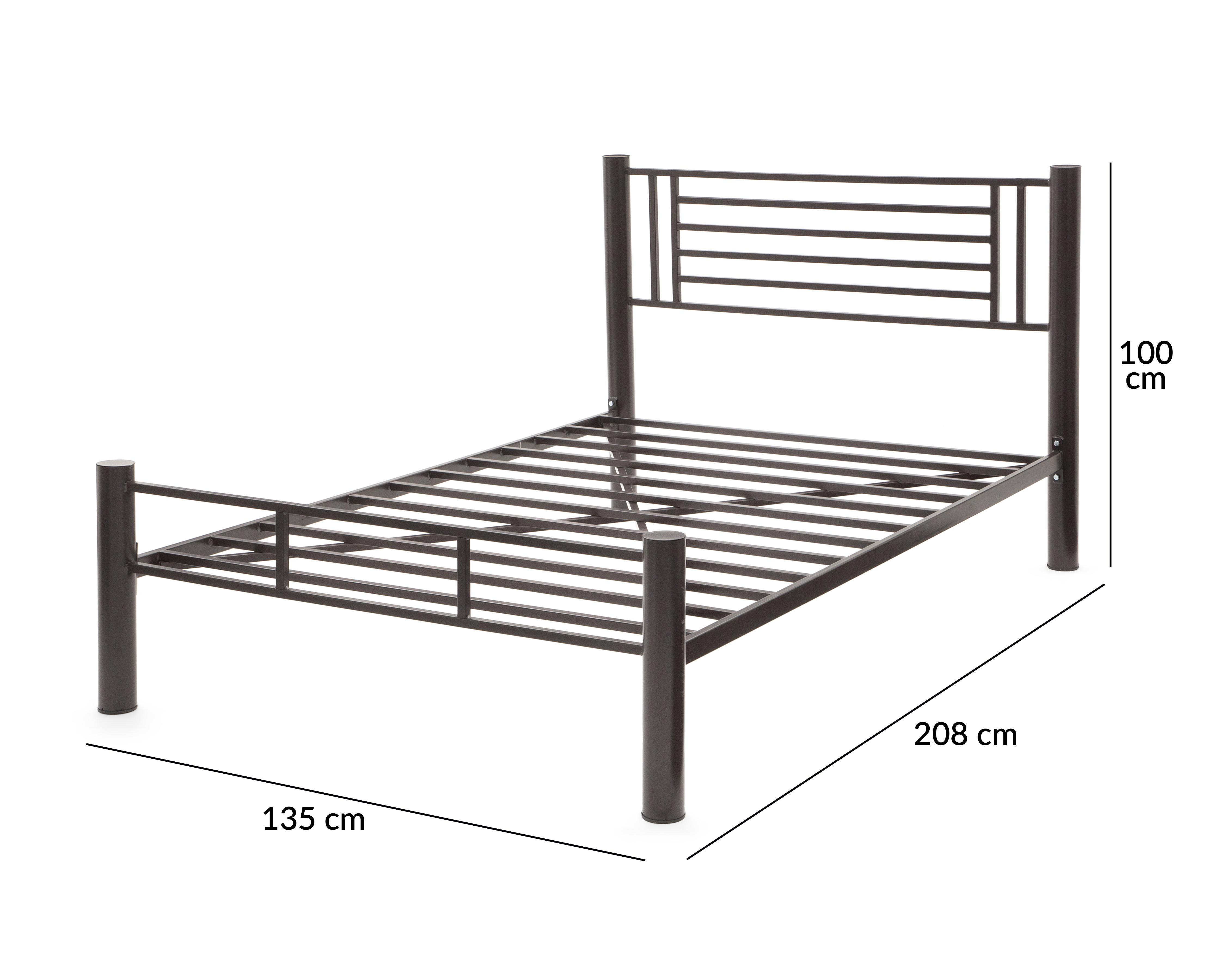 Foto 6 | Base para Cama Matrimonial Paulina de Metal