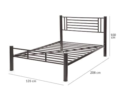Foto 6 | Base para Cama Matrimonial Paulina de Metal