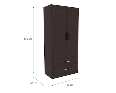 Foto 6 | Ropero de Madera Mobi Arce Café 176 cm