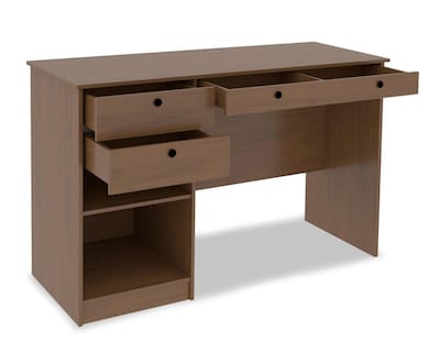 Foto 4 | Escritorio de Madera Mobi Emilia Nogal