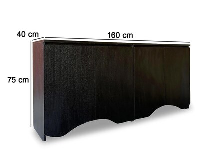 Foto 7 | Bufetera con Puertas Delta Negra