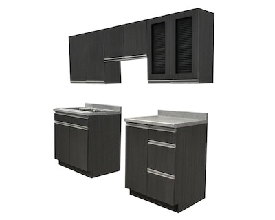 Foto 2 | Cocina Integral Venecia Gris 240 cm