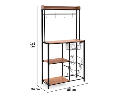 Foto 7 | Mesa Multiusos con Portagarrafón Novedades Anahí 85 x 34 x 161 cm