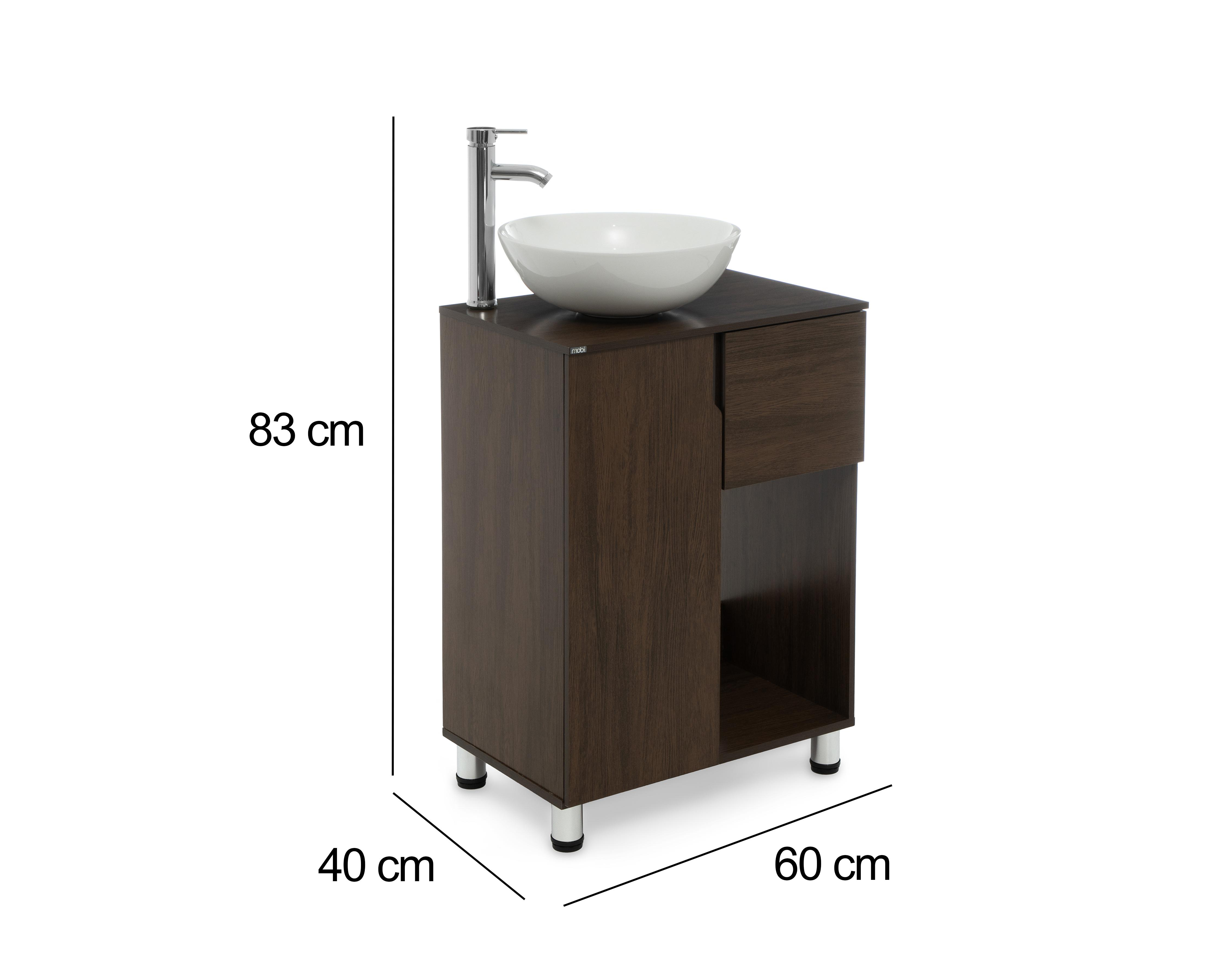 Foto 8 pulgar | Mueble para Baño Mobi Virginia Tabaco