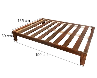 Foto 6 | Base para Cama Matrimonial Clara de Madera