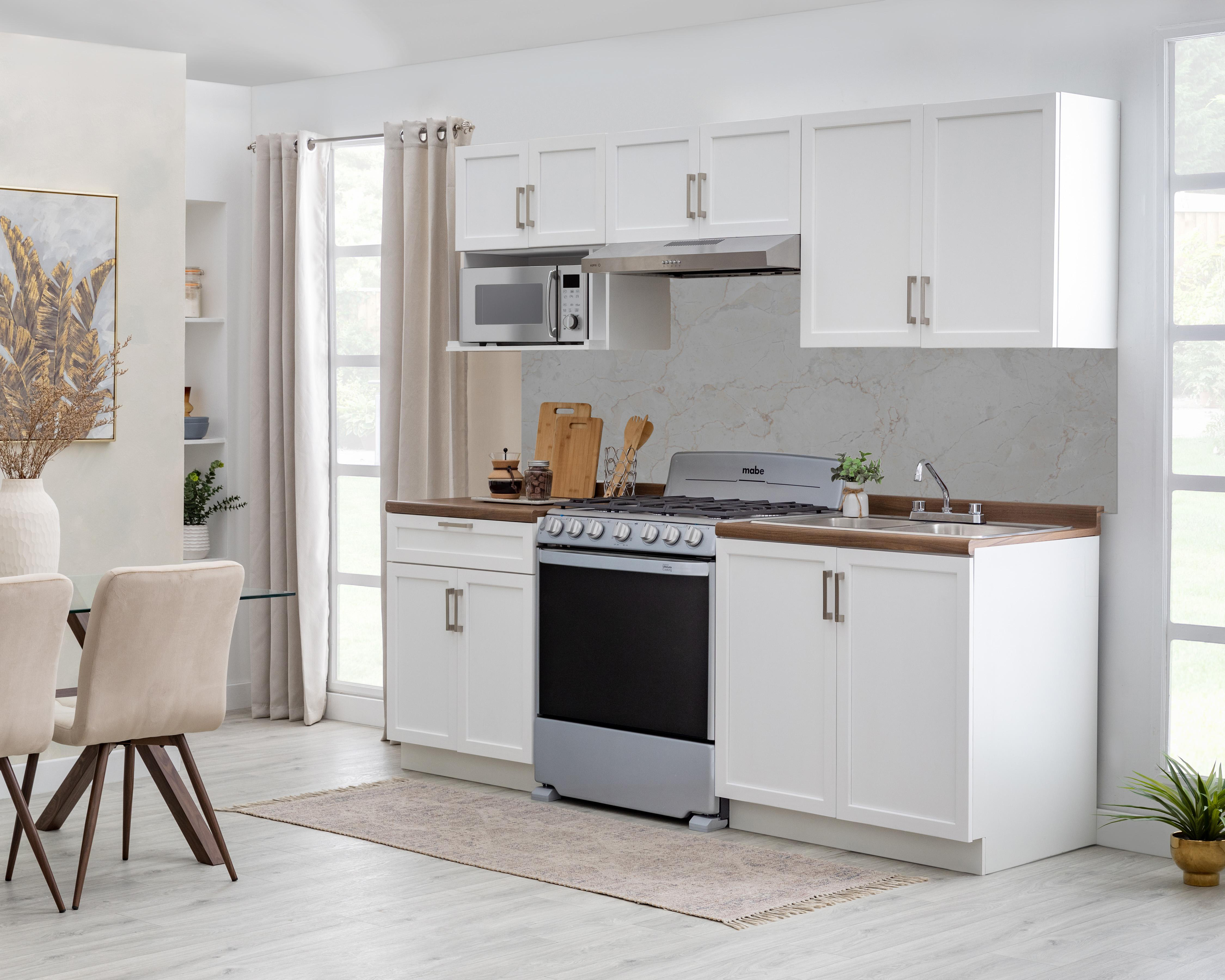 Cocina Integral Malta Blanca 240 cm
