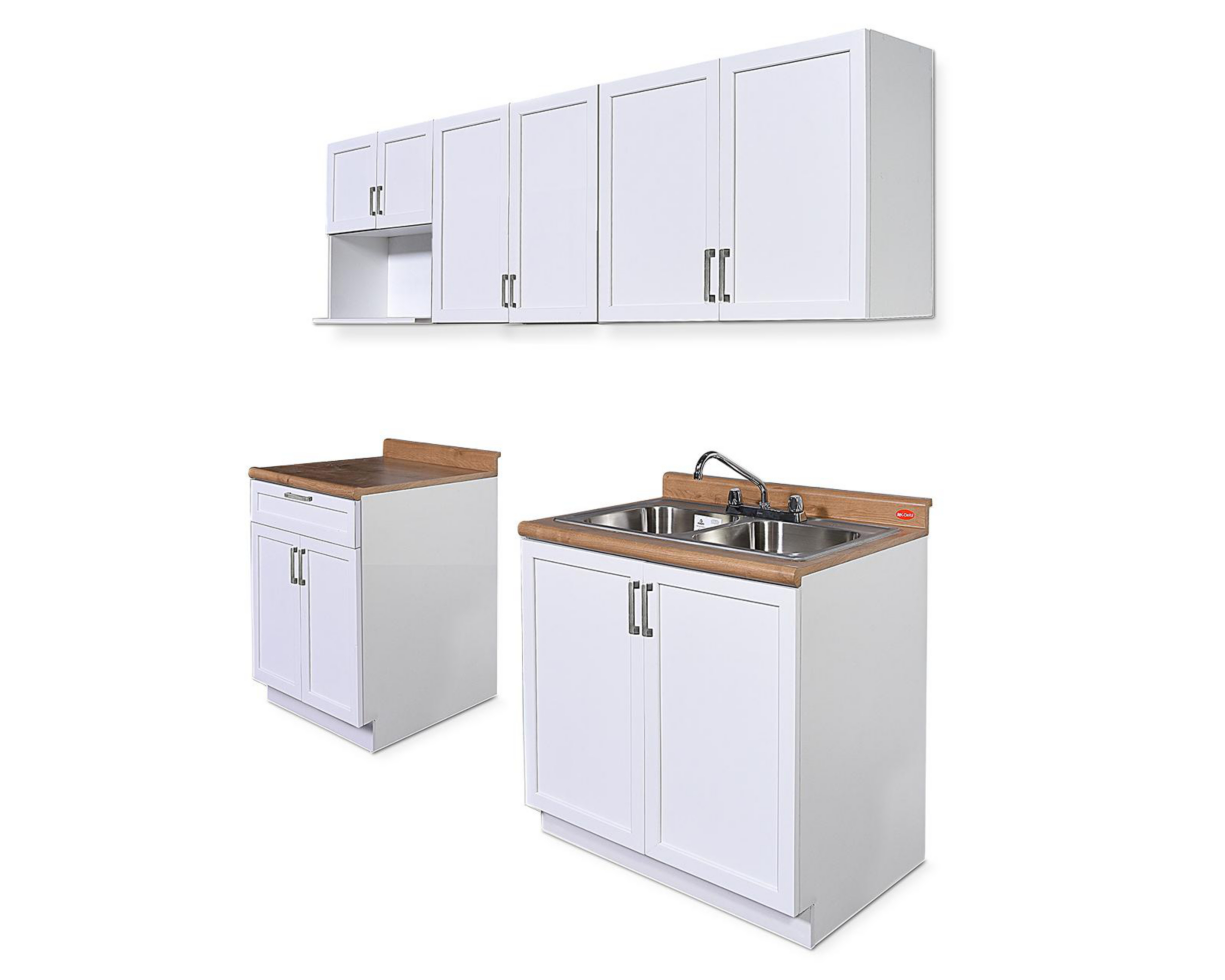 Foto 1 | Cocina Integral Malta Blanca 240 cm