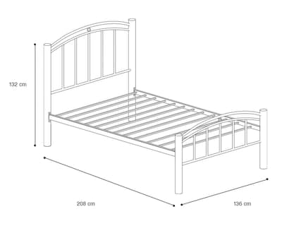 Foto 6 | Base para Cama Matrimonial Maya de Acero