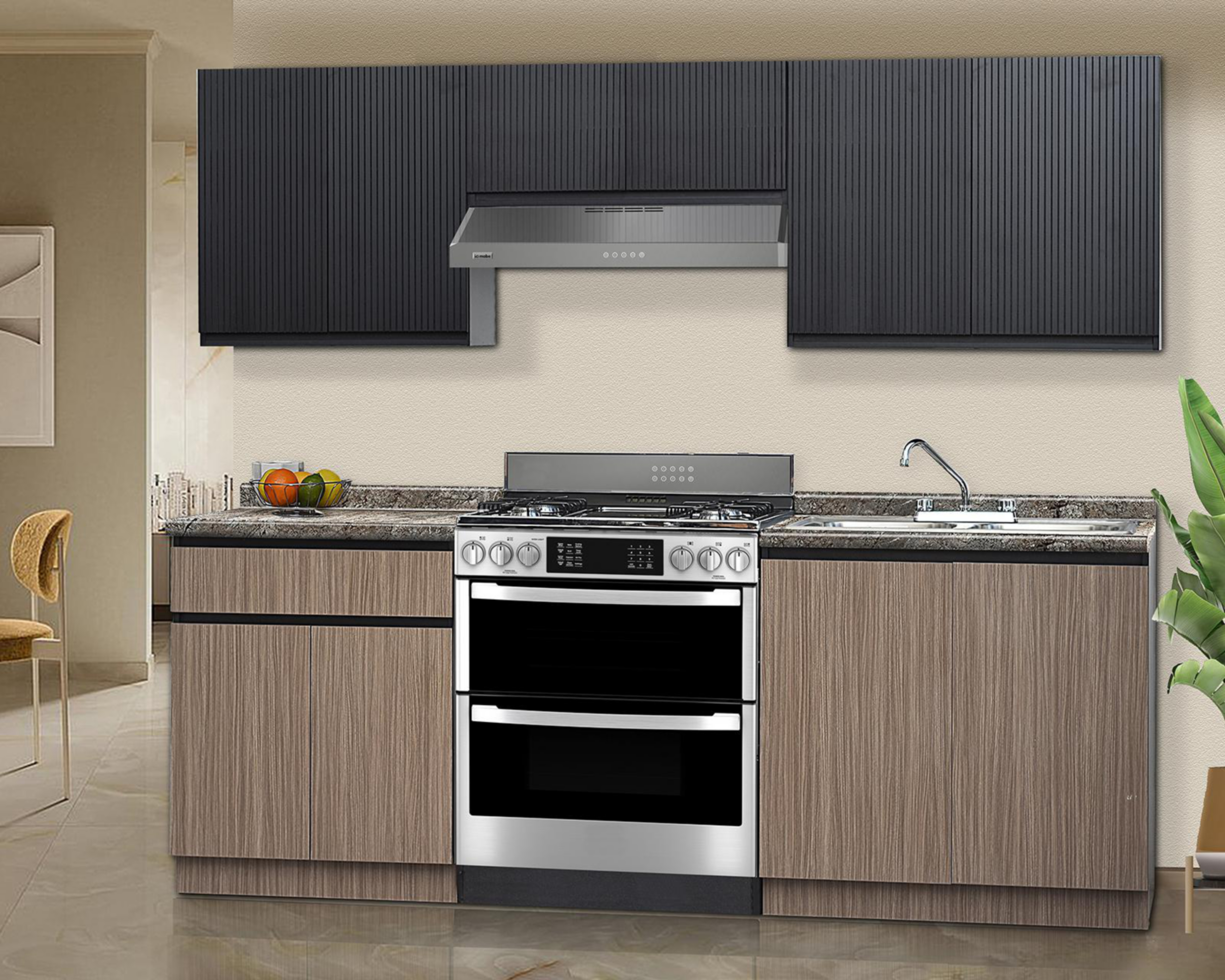 Cocina Integral Julia Café 240 cm