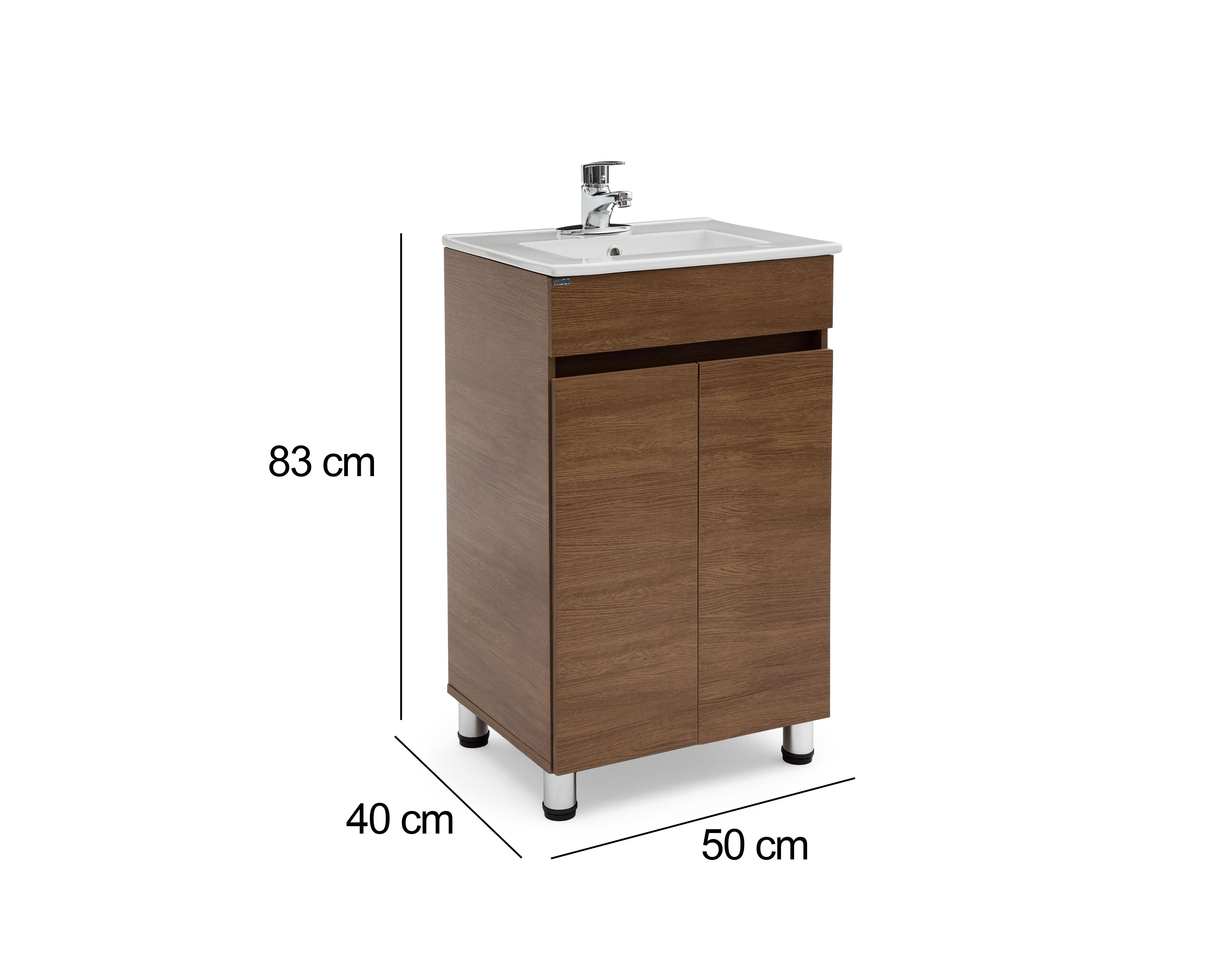 Foto 8 pulgar | Mueble para Baño Mobi Dakota Nogal