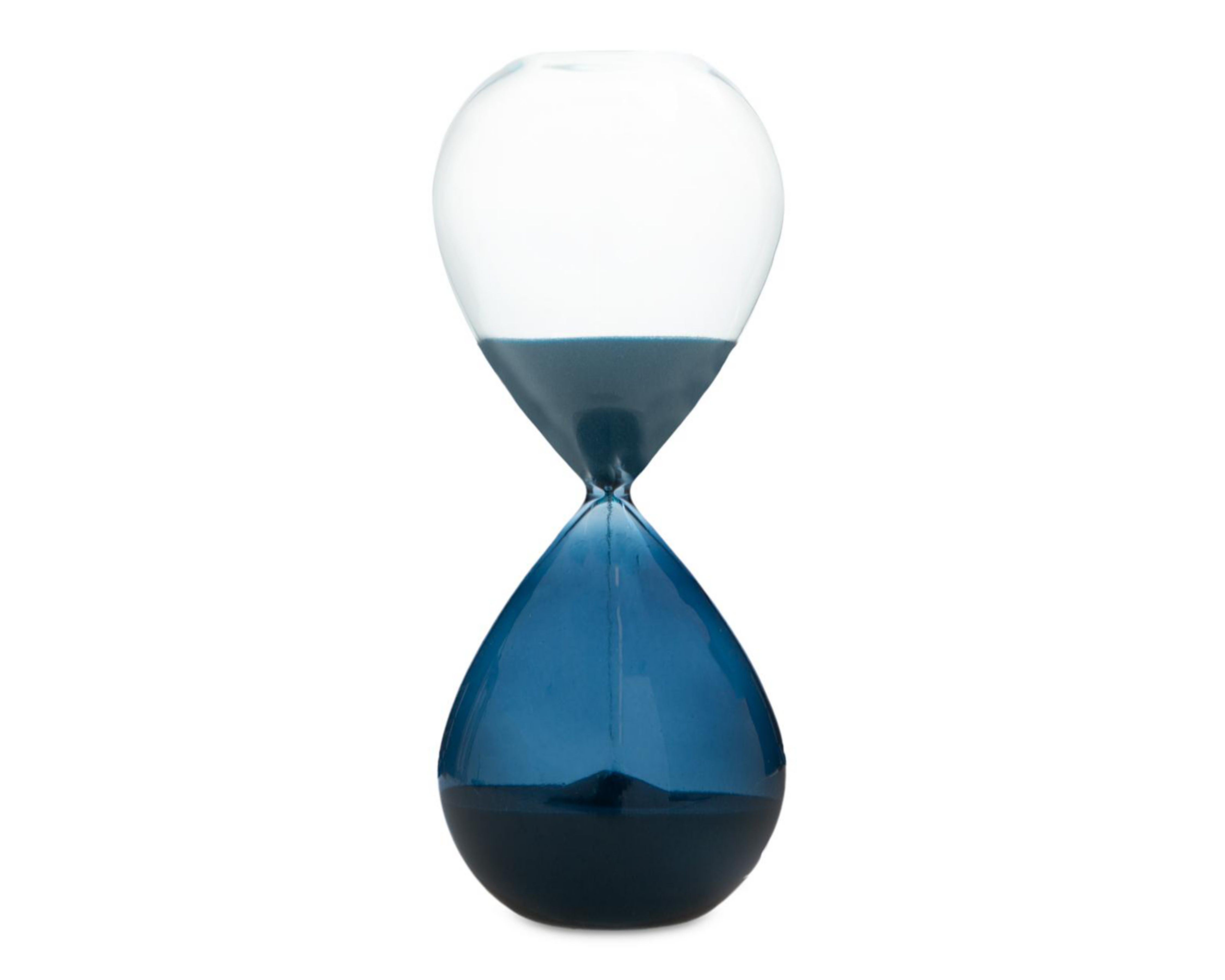 Escultura de Reloj Abeeku de Vidrio
