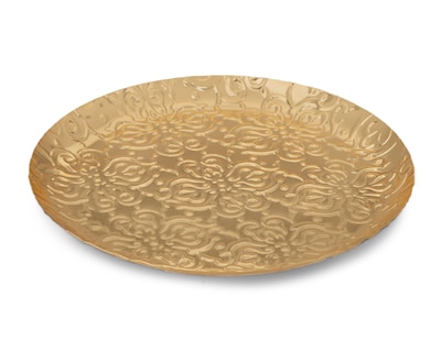 Foto 1 | Charola Decorativa Circular Gilby de Metal