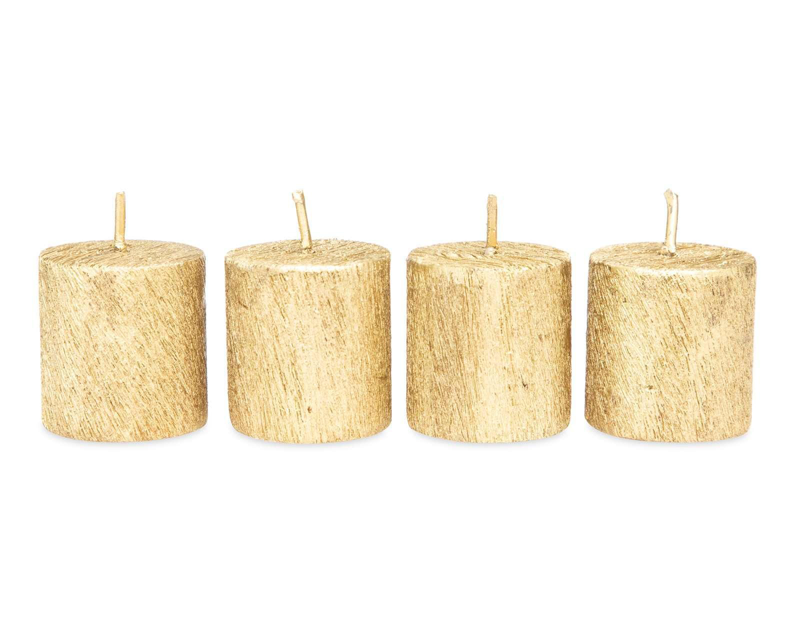 Foto 2 pulgar | Velas Votive Oro 4 Piezas