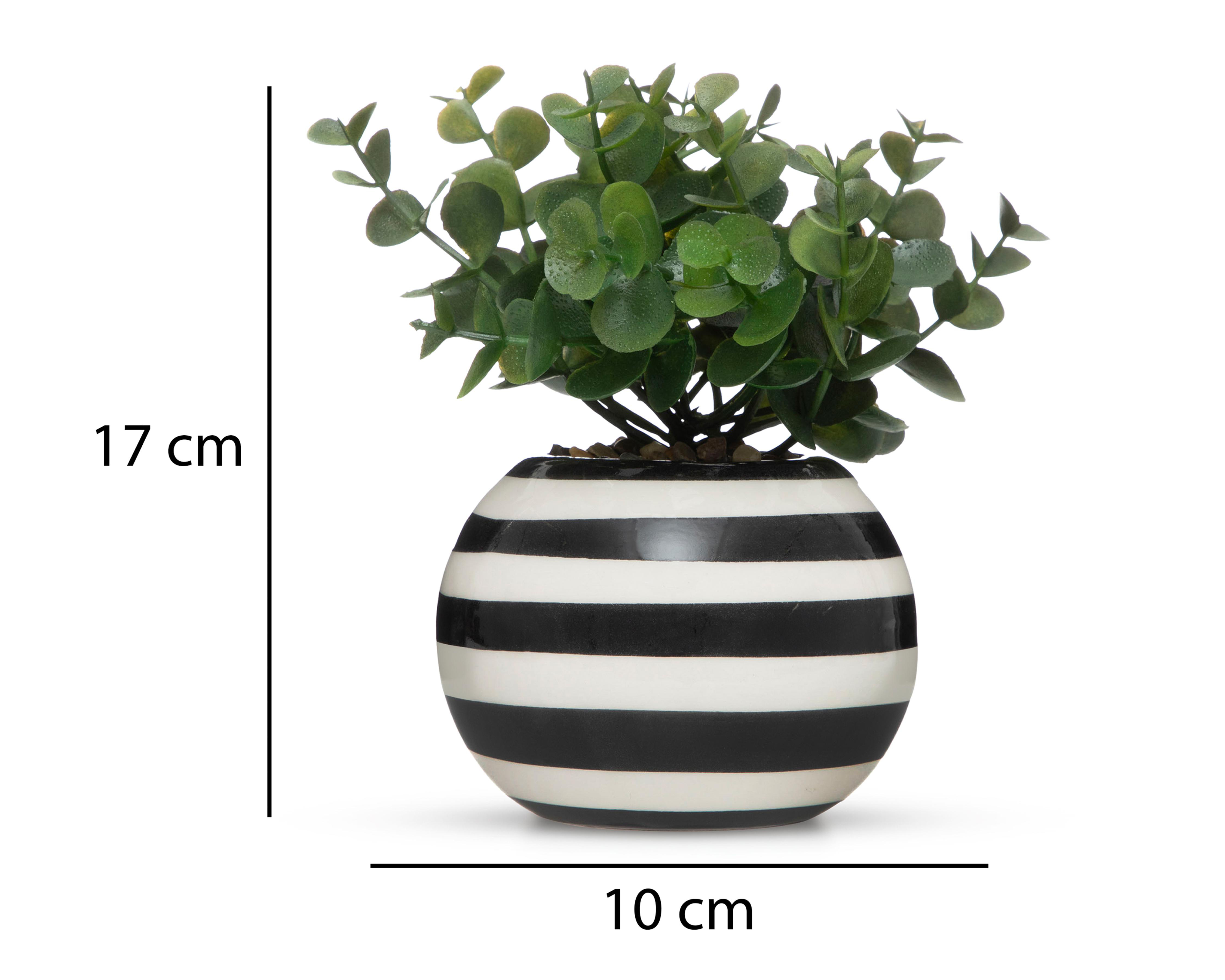 Foto 6 pulgar | Planta Artificial con Maceta Starhaus 17 cm