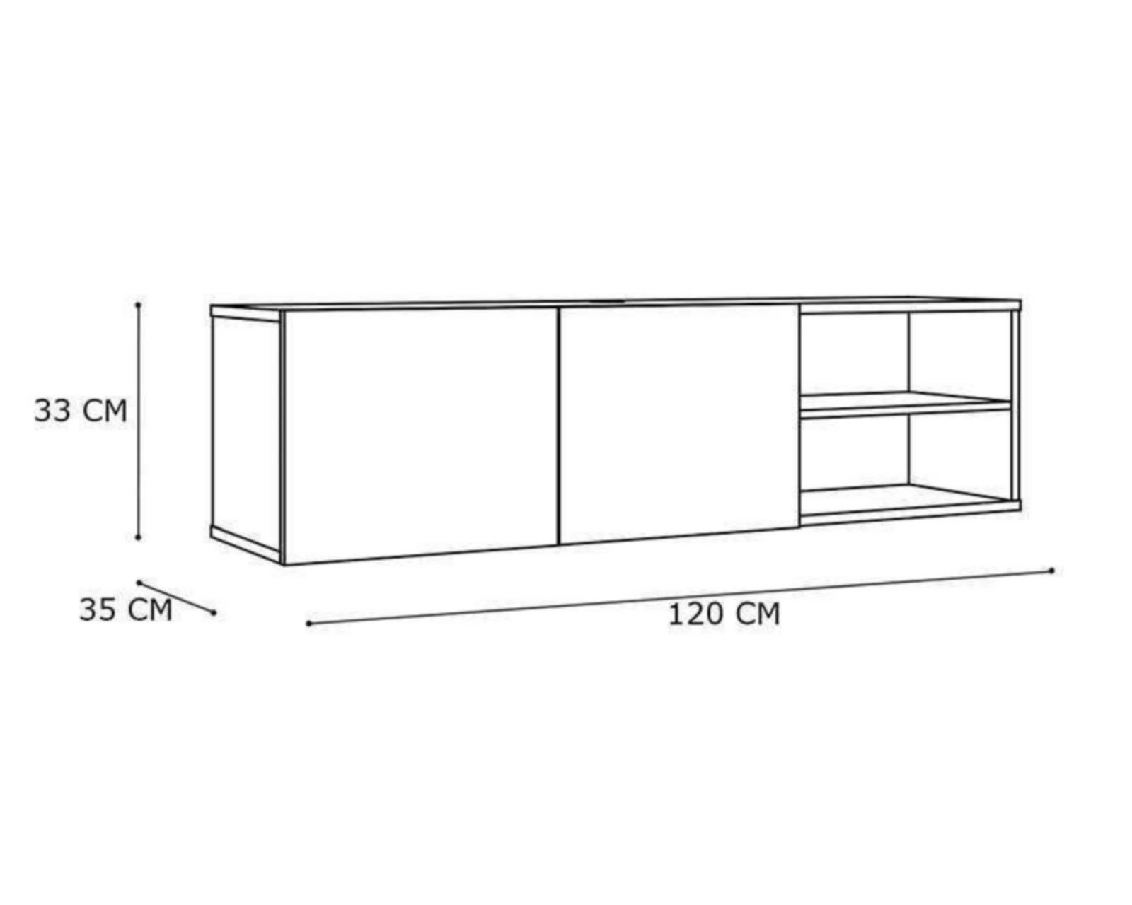 Foto 5 pulgar | Mueble para Televisión Mobi Onix Café