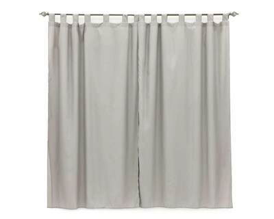 Foto 1 | Cortina Milán 280 x 225 cm Gris