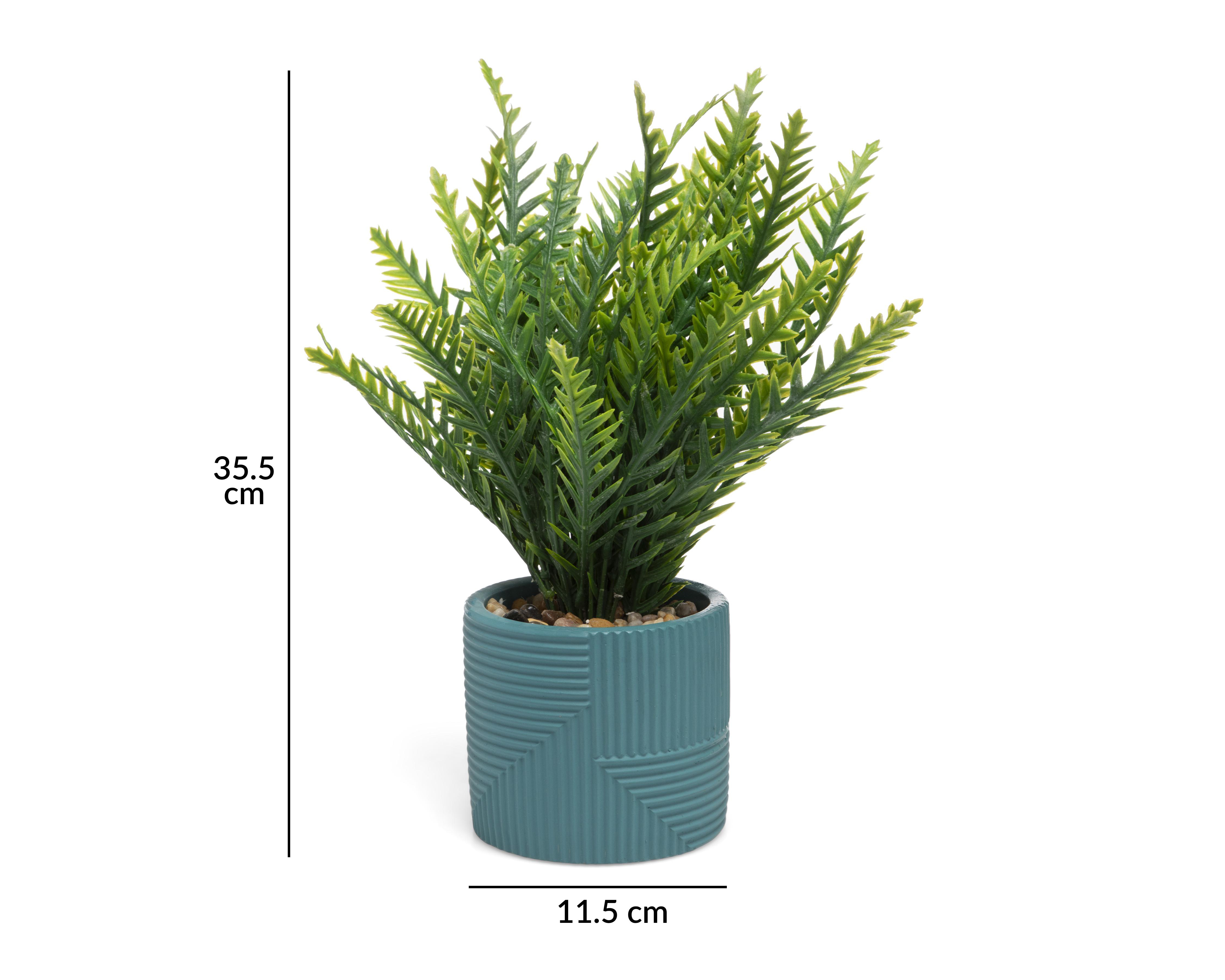 Foto 6 pulgar | Planta Artificial con Maceta Starhaus 35.5 cm