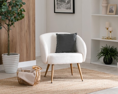 Foto 1 | Sillón ocasional Ikal perla blanca