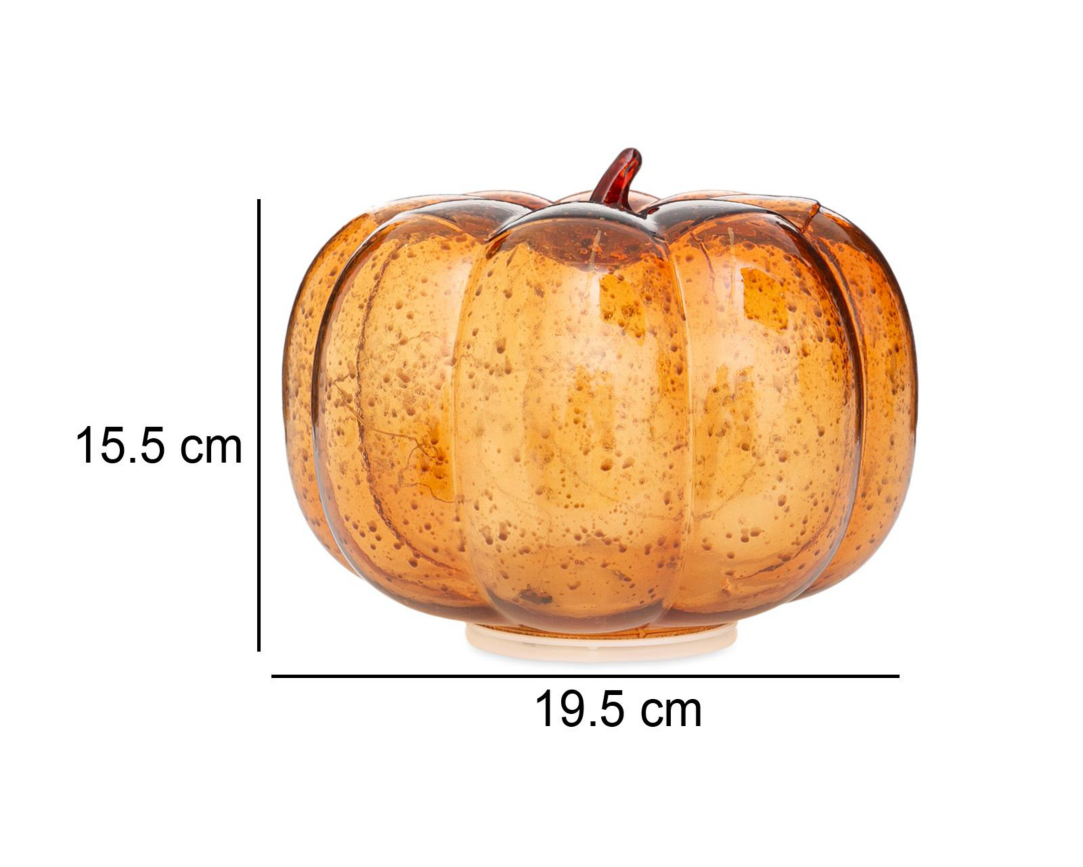 Foto 6 | Escultura de Calabaza Reed de Vidrio