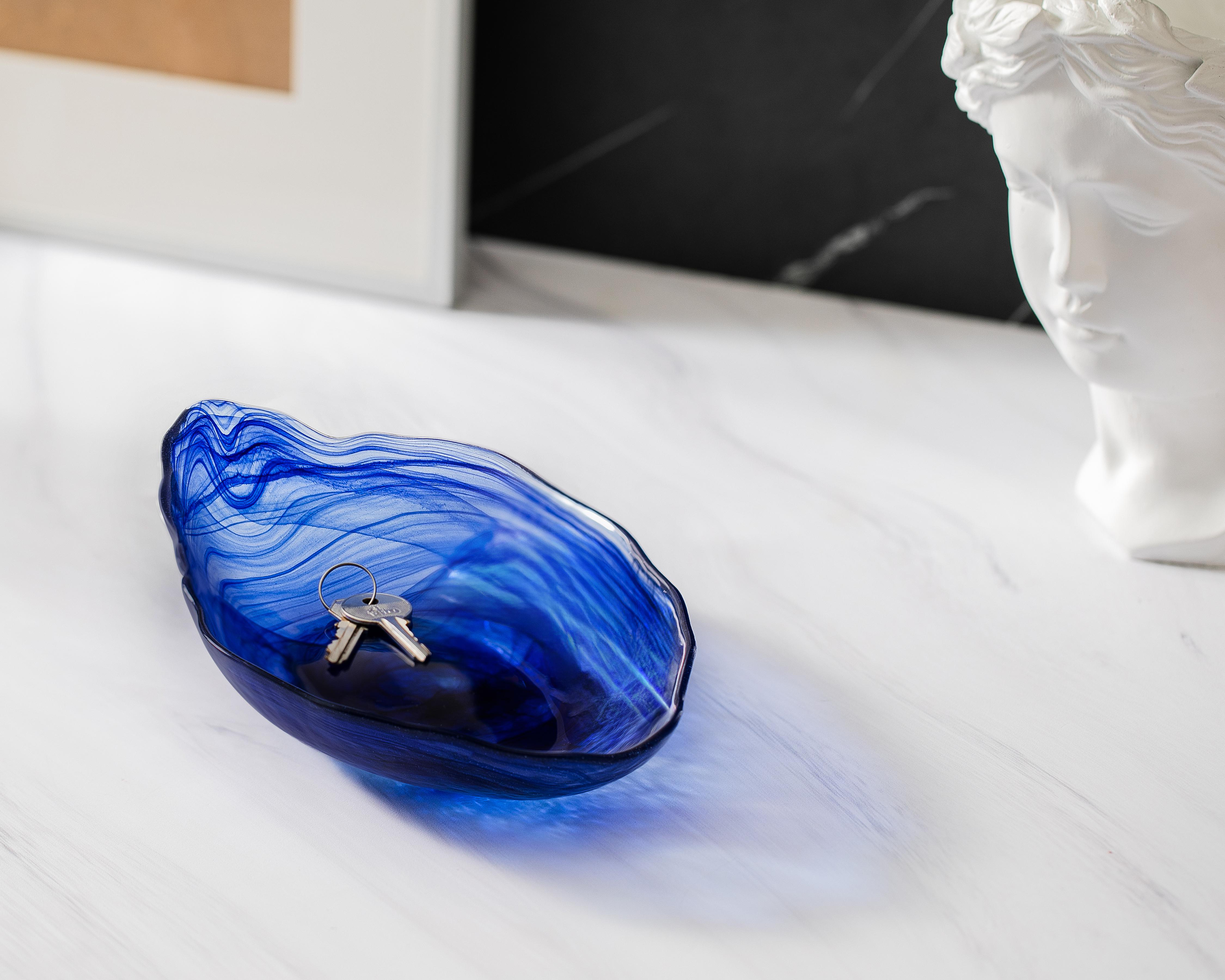Foto 5 pulgar | Platón Decorativo Kirra de Cristal