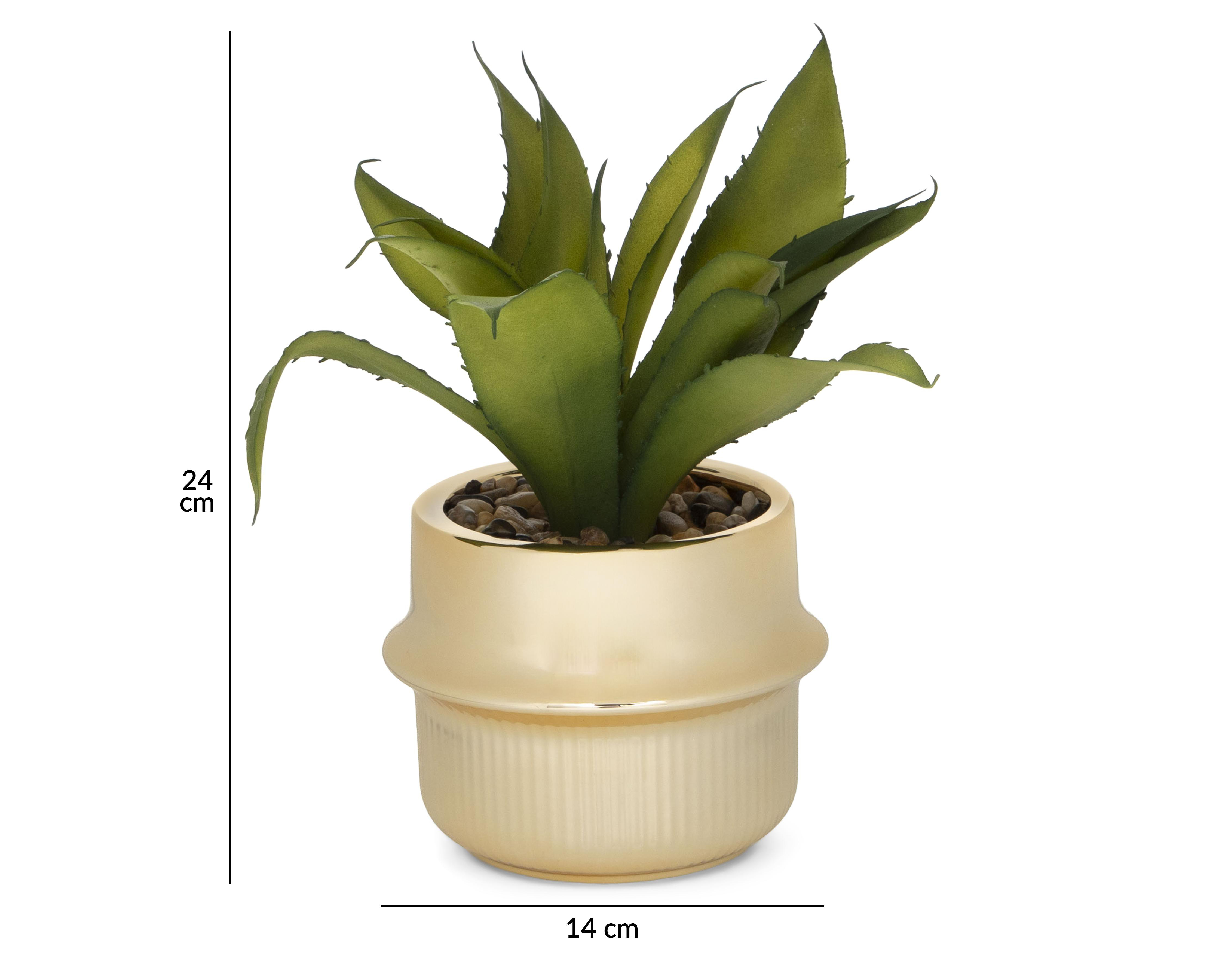 Foto 4 | Planta Artificial con Maceta Starhaus 24 cm