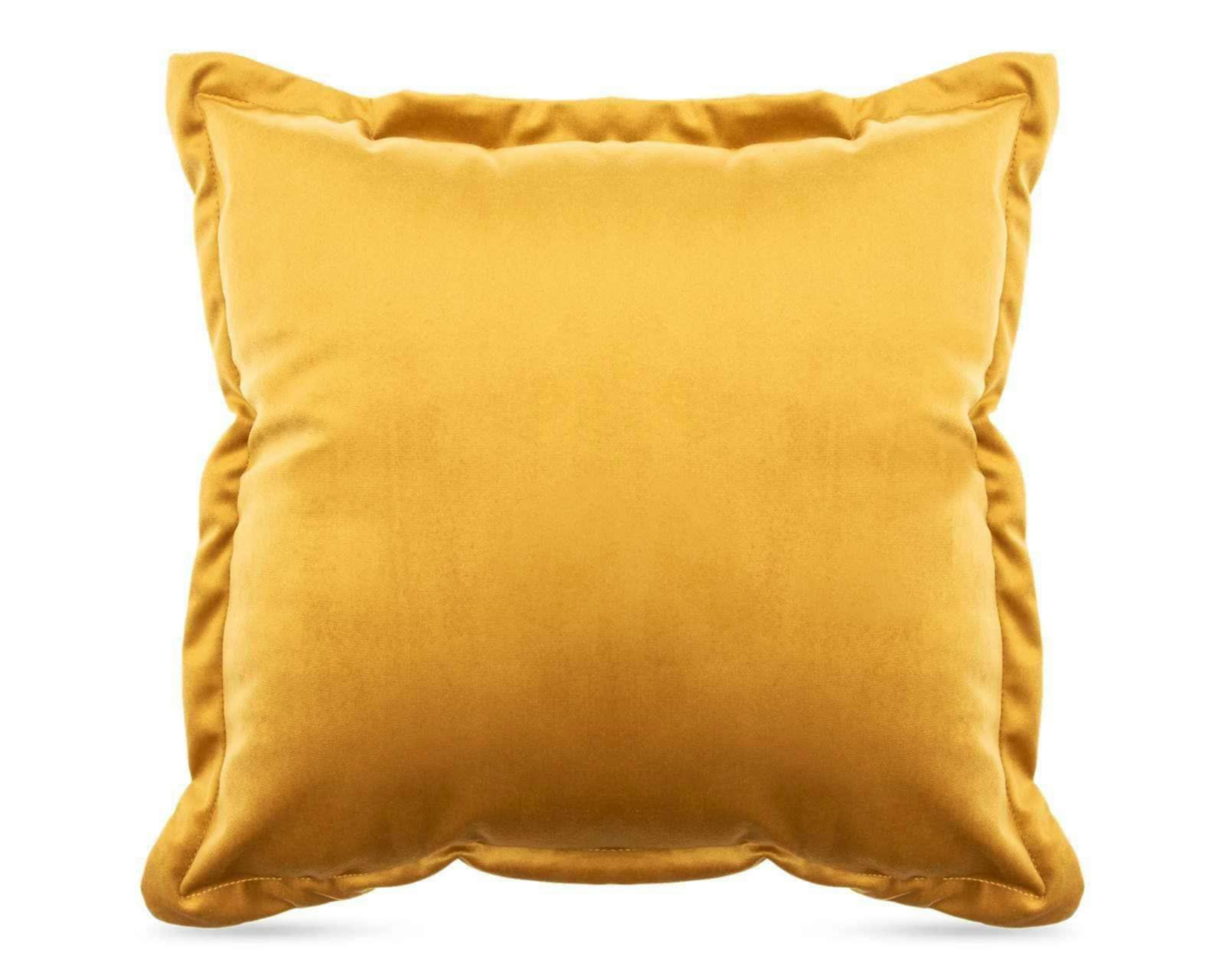Cojín Decorativo Terciopelo Amarillo