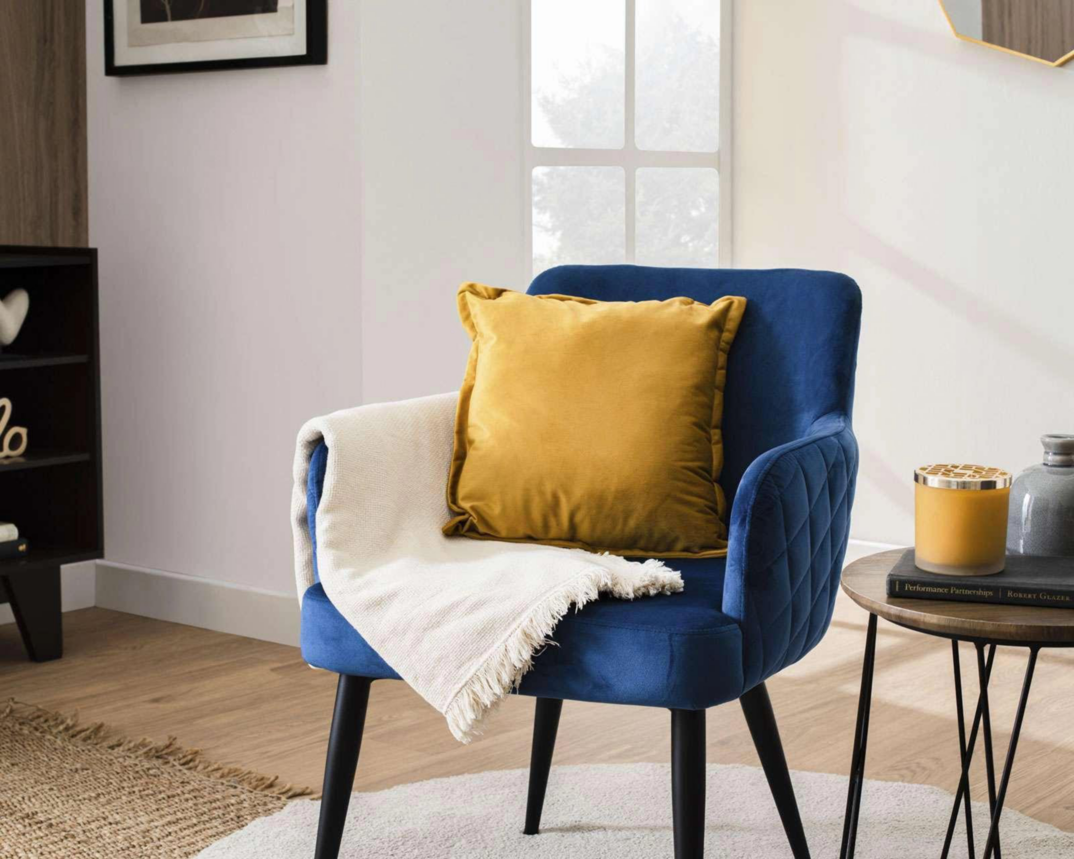 Foto 5 | Cojín Decorativo Terciopelo Amarillo