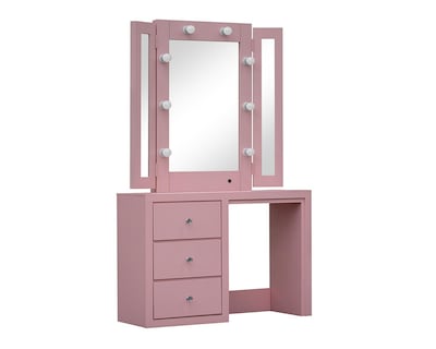 Foto 3 | Tocador Fantasy Rosa con Luz