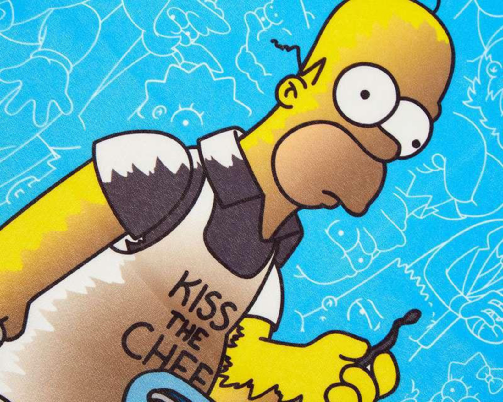 Foto 6 pulgar | Mandil Simpsons
