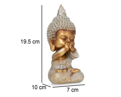 Foto 6 | Escultura de Buda Buden B de Resina