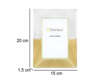 Foto 5 | Portarretrato de Vidrio Starhaus 4 x 6"