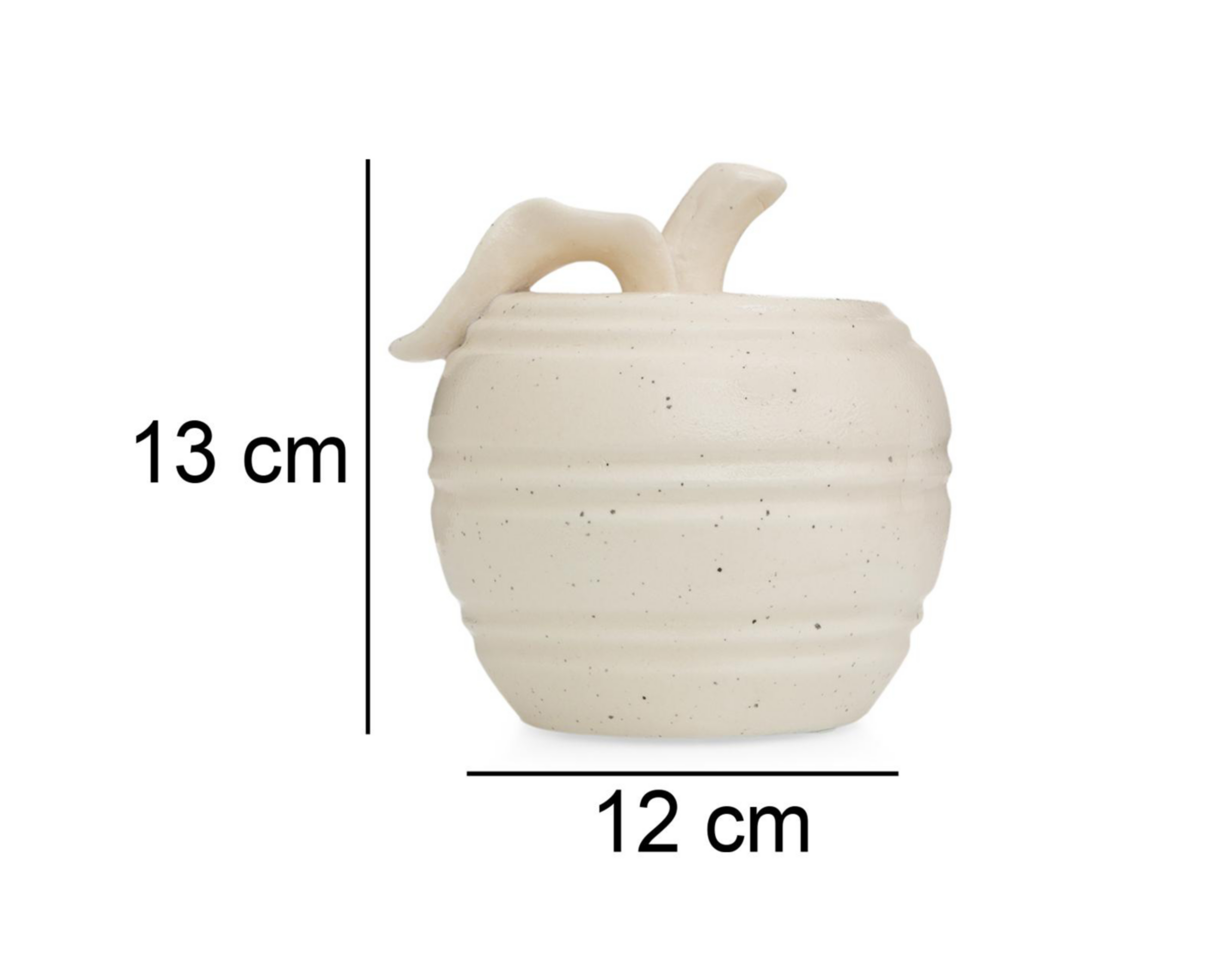 Foto 6 pulgar | Figura de Manzana Aero de Cerámica