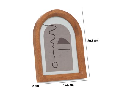 Foto 5 | Portarretrato de Madera Starhaus 5 x 7 Pulgadas