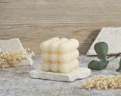 Foto 4 | Vela Decorativa Beige