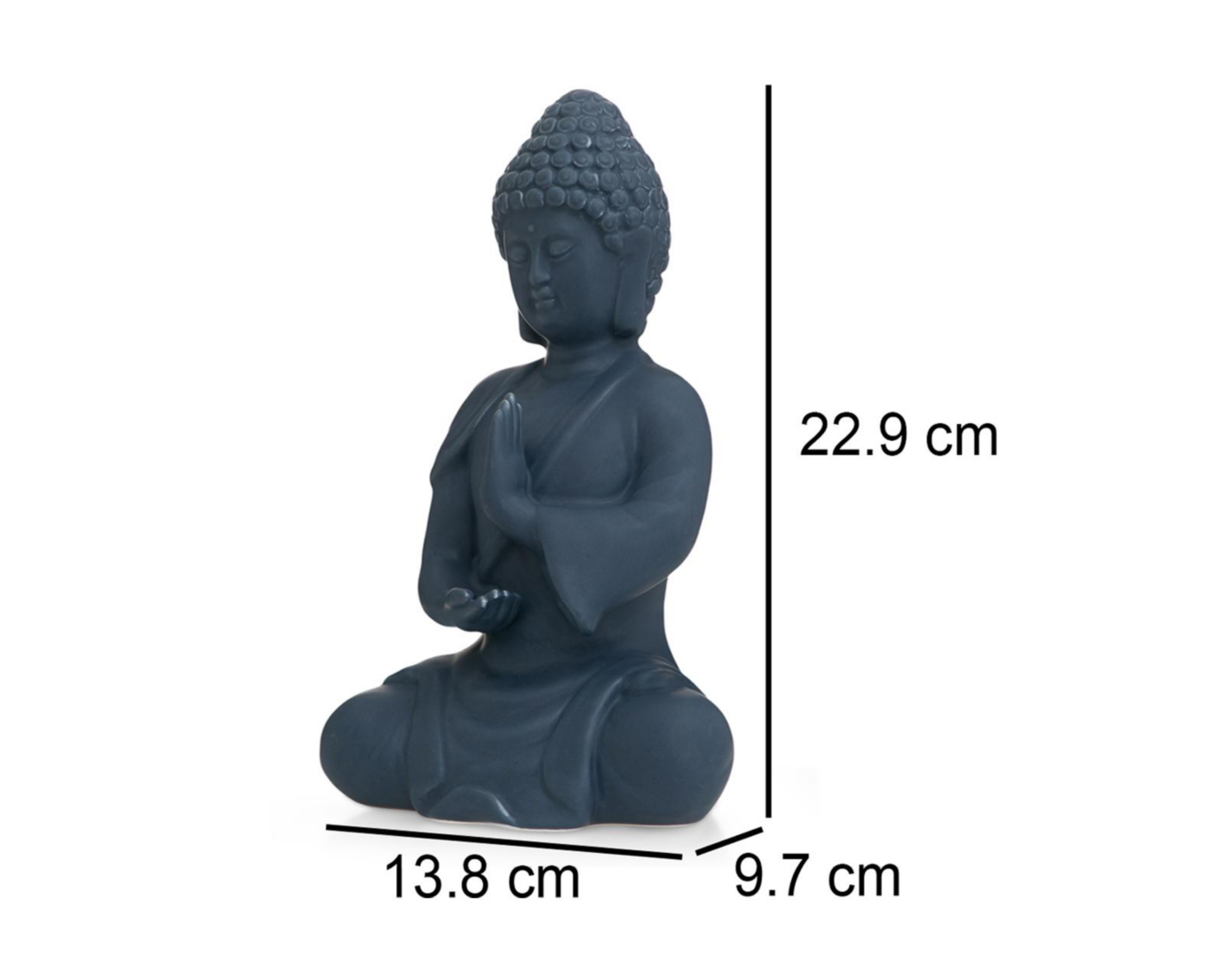 Foto 7 pulgar | Escultura de Buda Bakhiyam de Cerámica