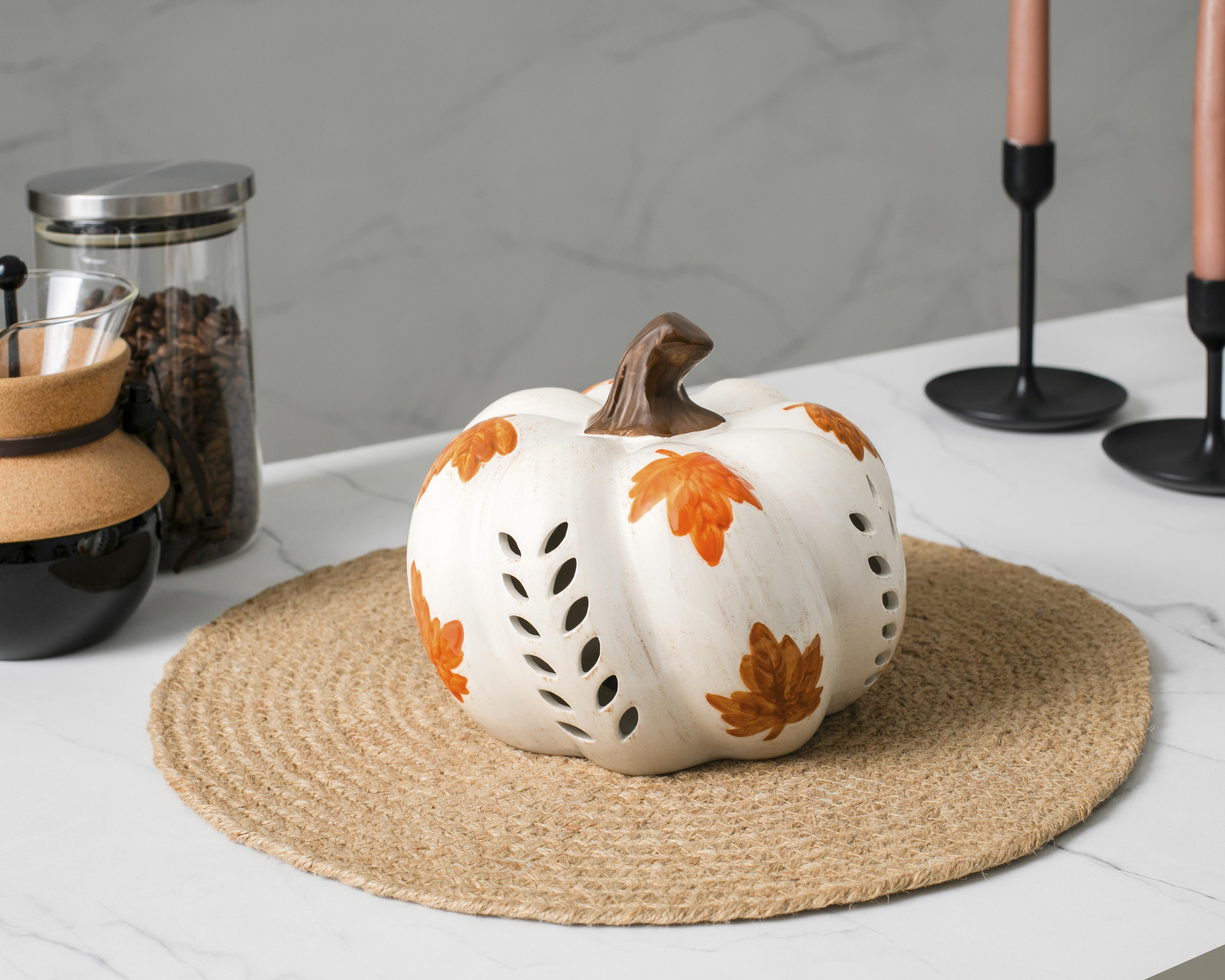 Foto 4 | Escultura de Calabaza Vala de Cerámica