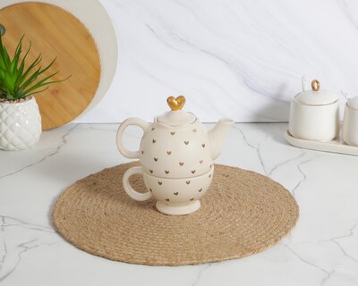 Foto 4 | Tetera y Taza Dema de Cerámica