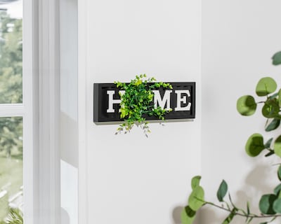 Foto 5 | Letrero Decorativo Rectangular Home de Madera Industrializada
