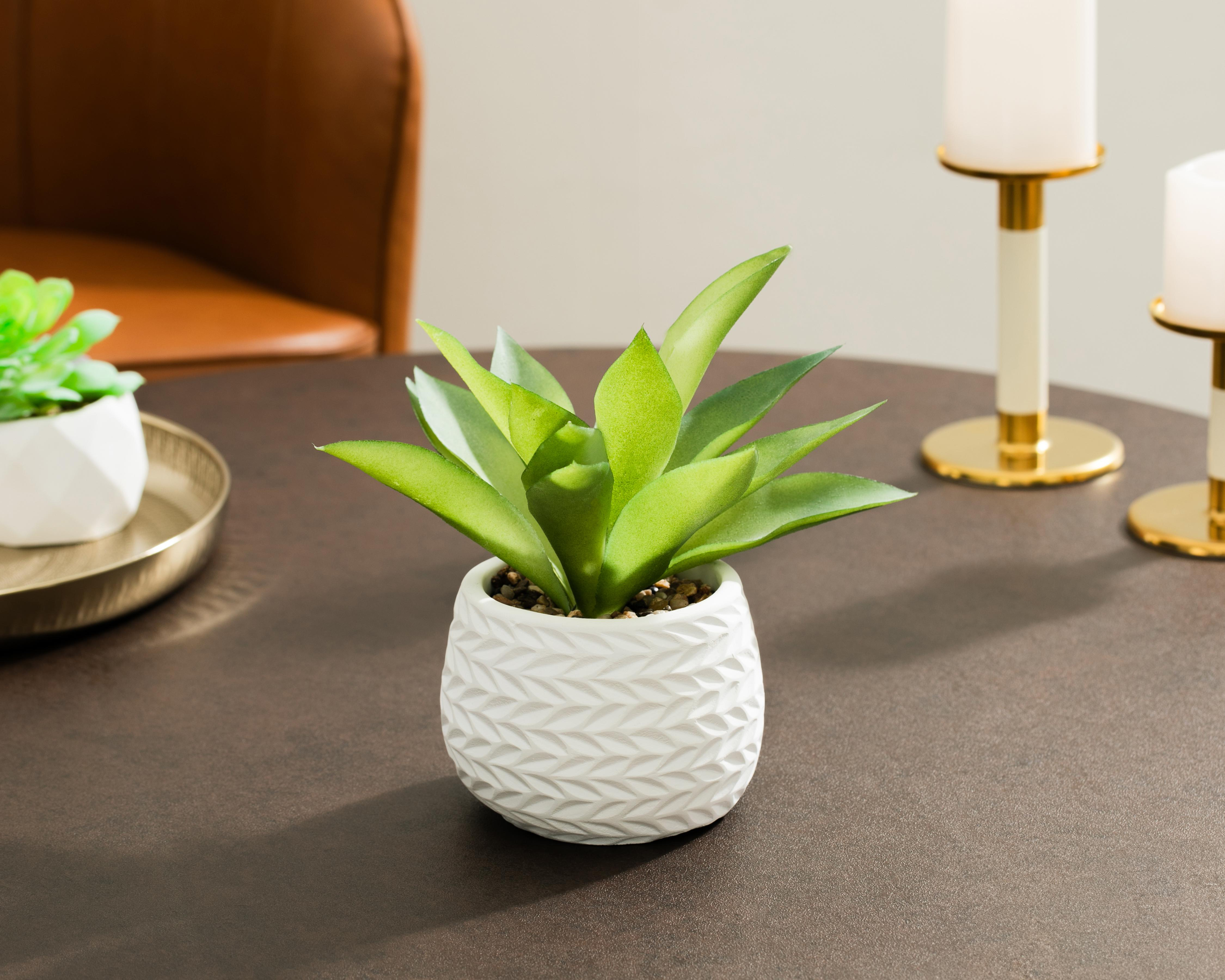 Foto 5 pulgar | Planta Artificial con Maceta Starhaus 23 cm