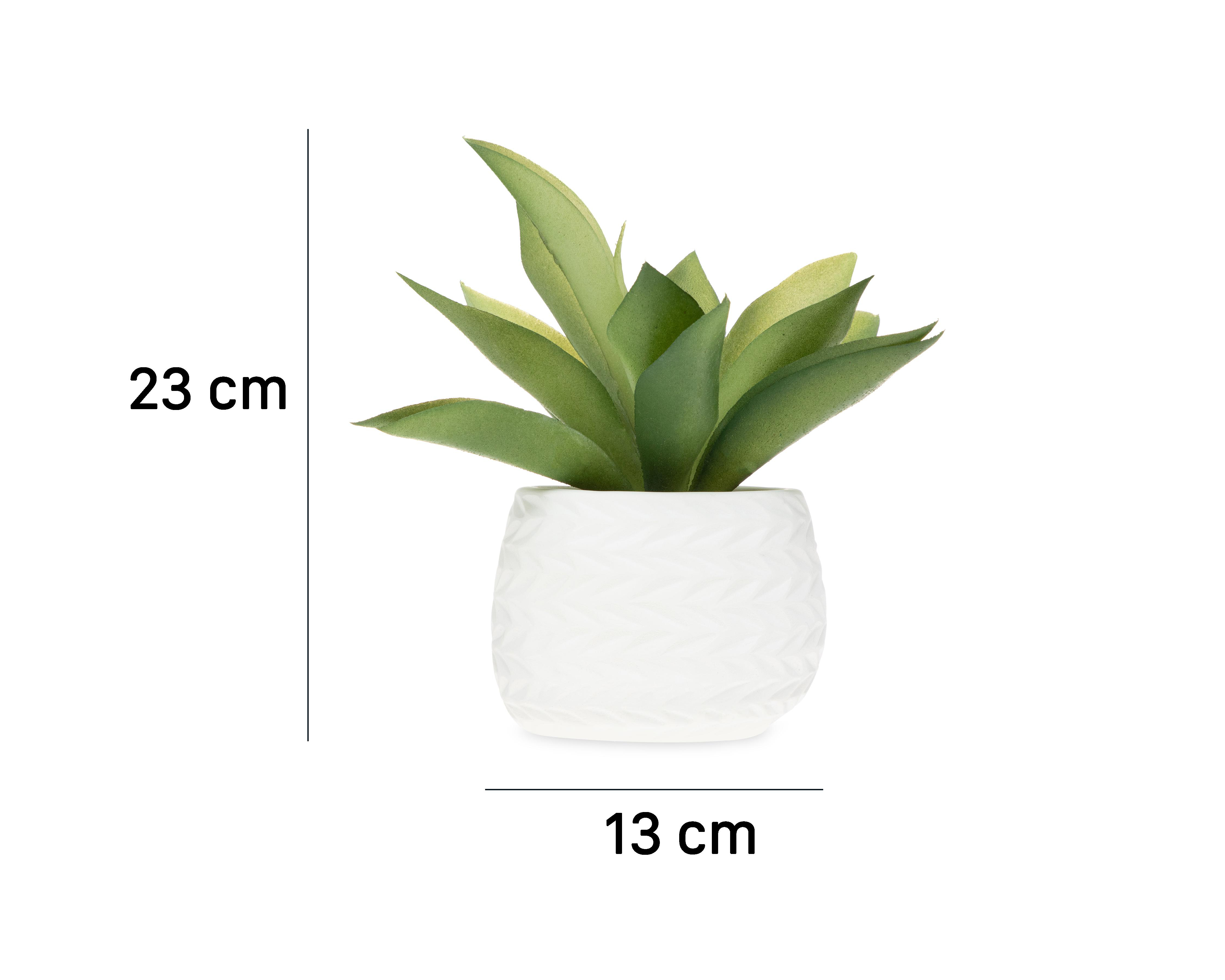 Foto 6 pulgar | Planta Artificial con Maceta Starhaus 23 cm