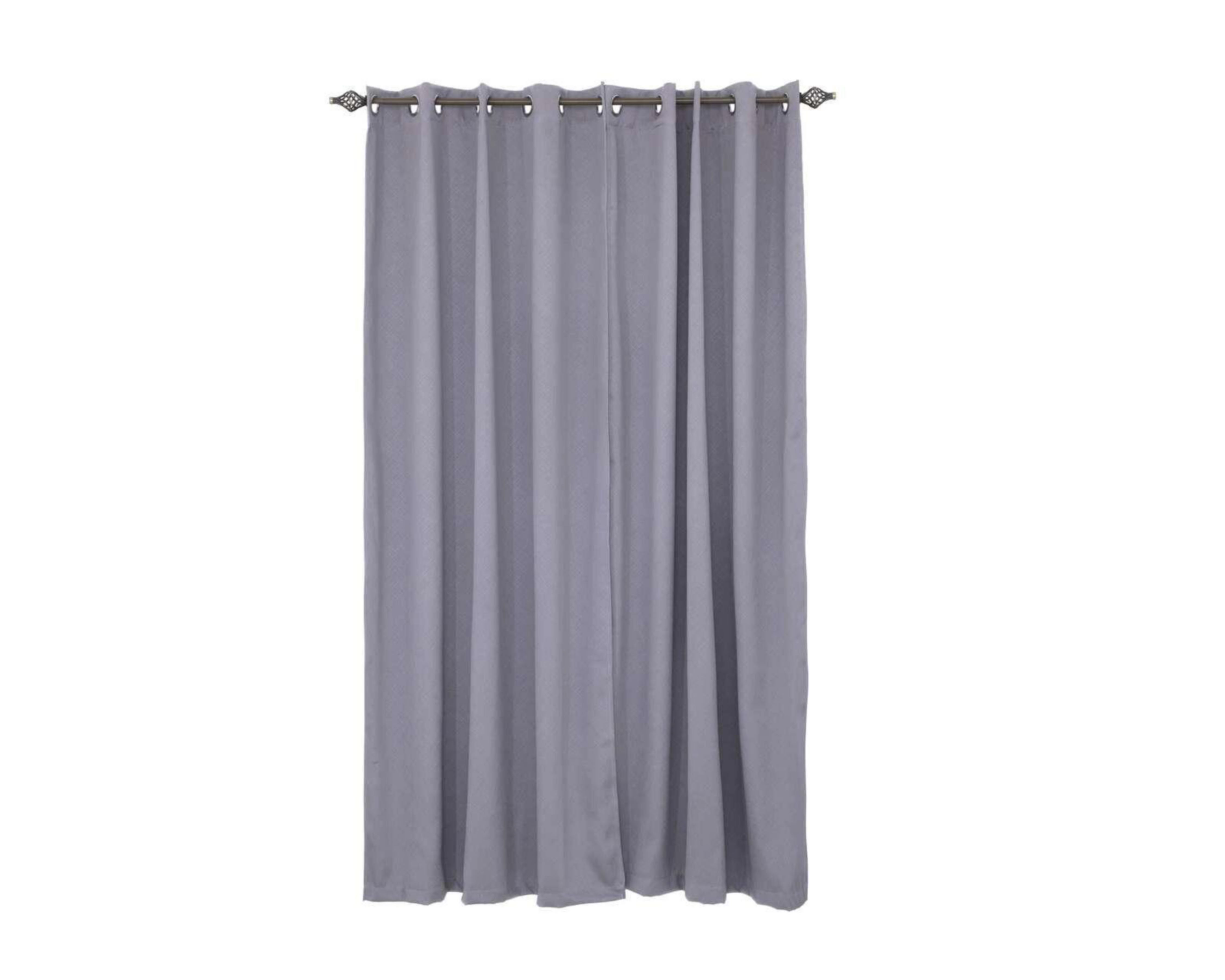 Foto 2 pulgar | Cortina Samira 270 x 225 cm Gris