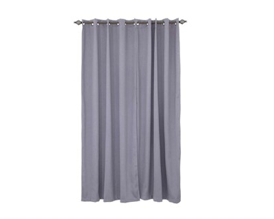 Foto 1 | Cortina Samira 270 x 225 cm Gris