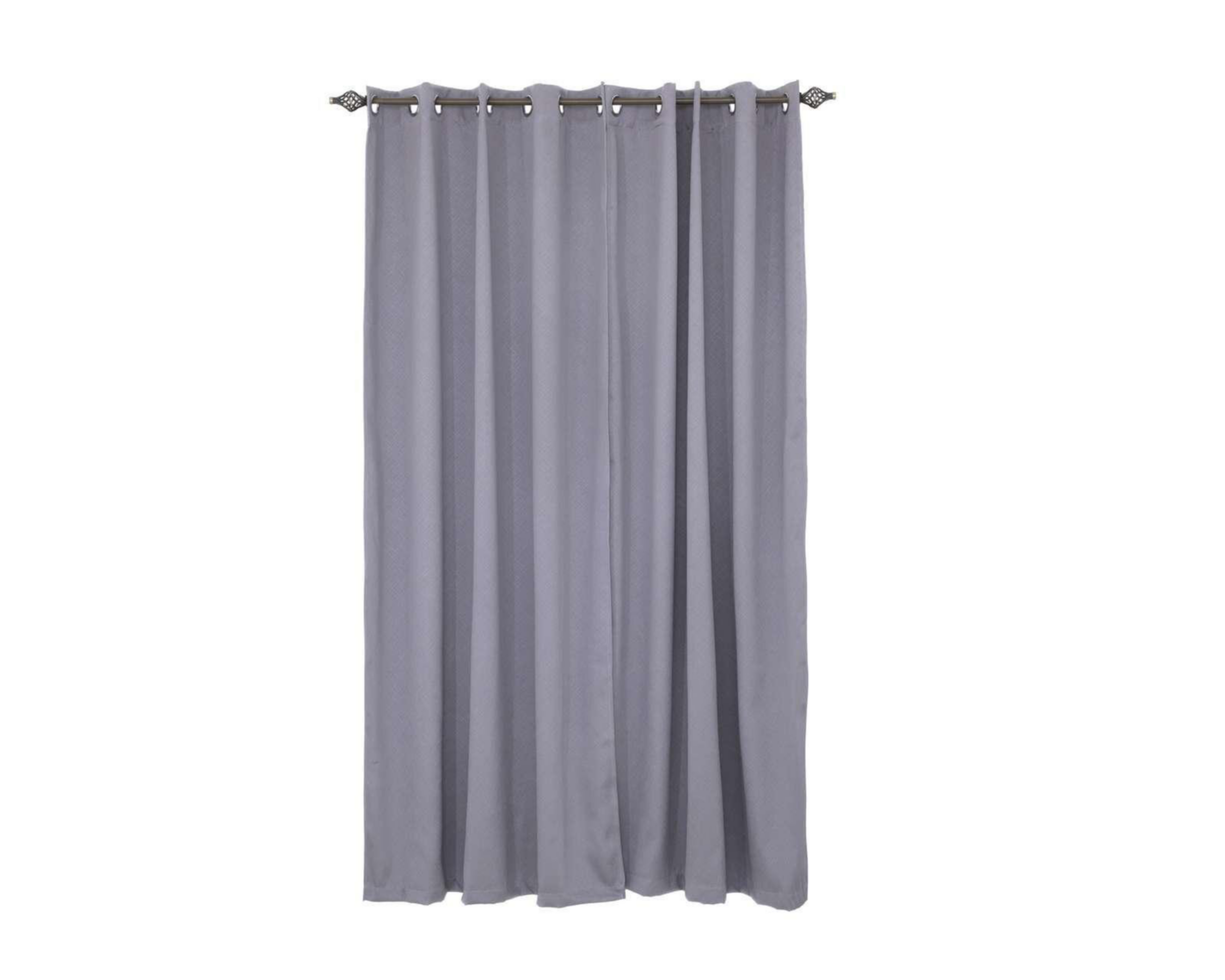 Foto 5 pulgar | Cortina Samira 270 x 225 cm Gris
