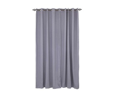 Foto 4 | Cortina Samira 270 x 225 cm Gris