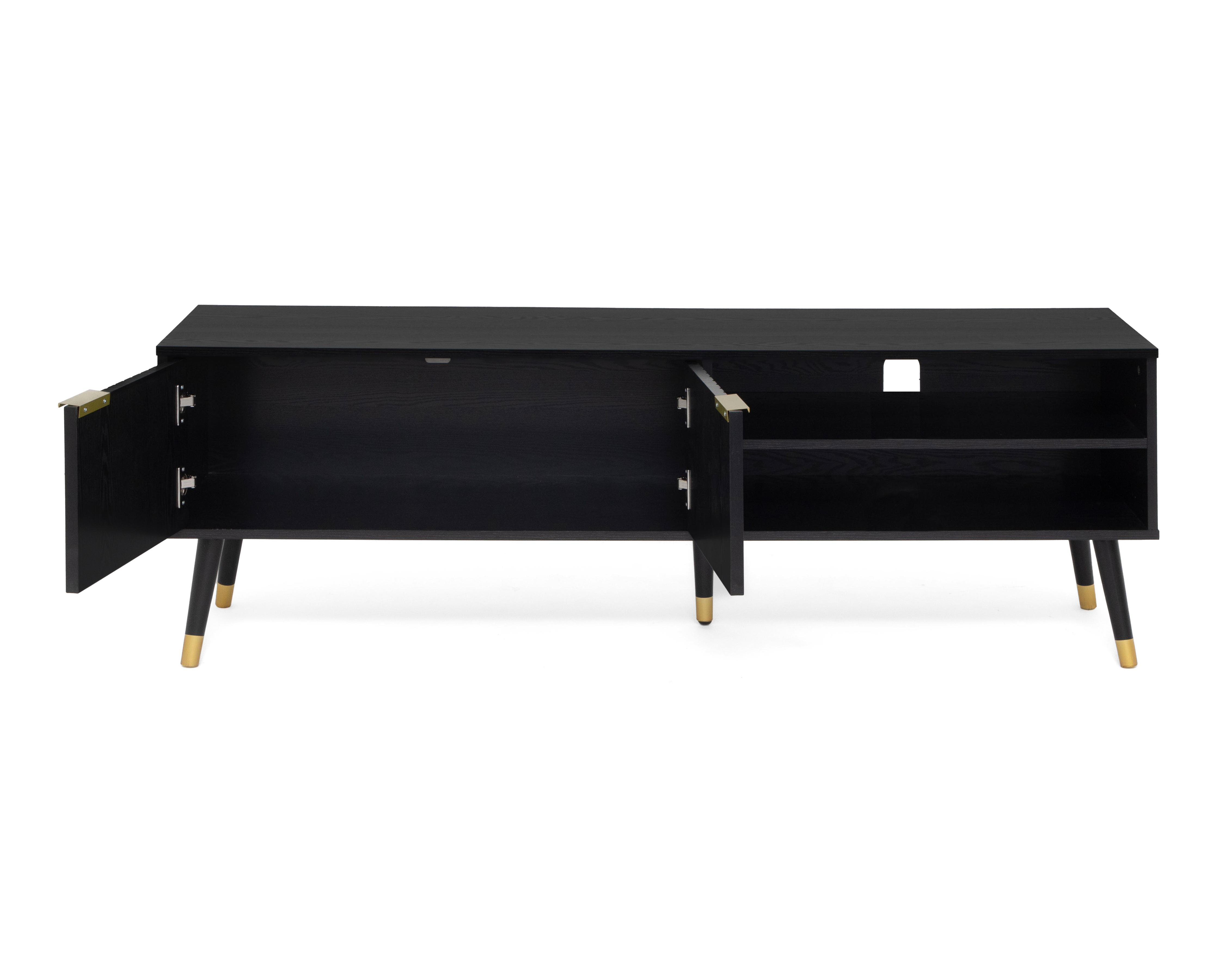 Foto 7 pulgar | Mueble para TV Negro Ikal Anahí