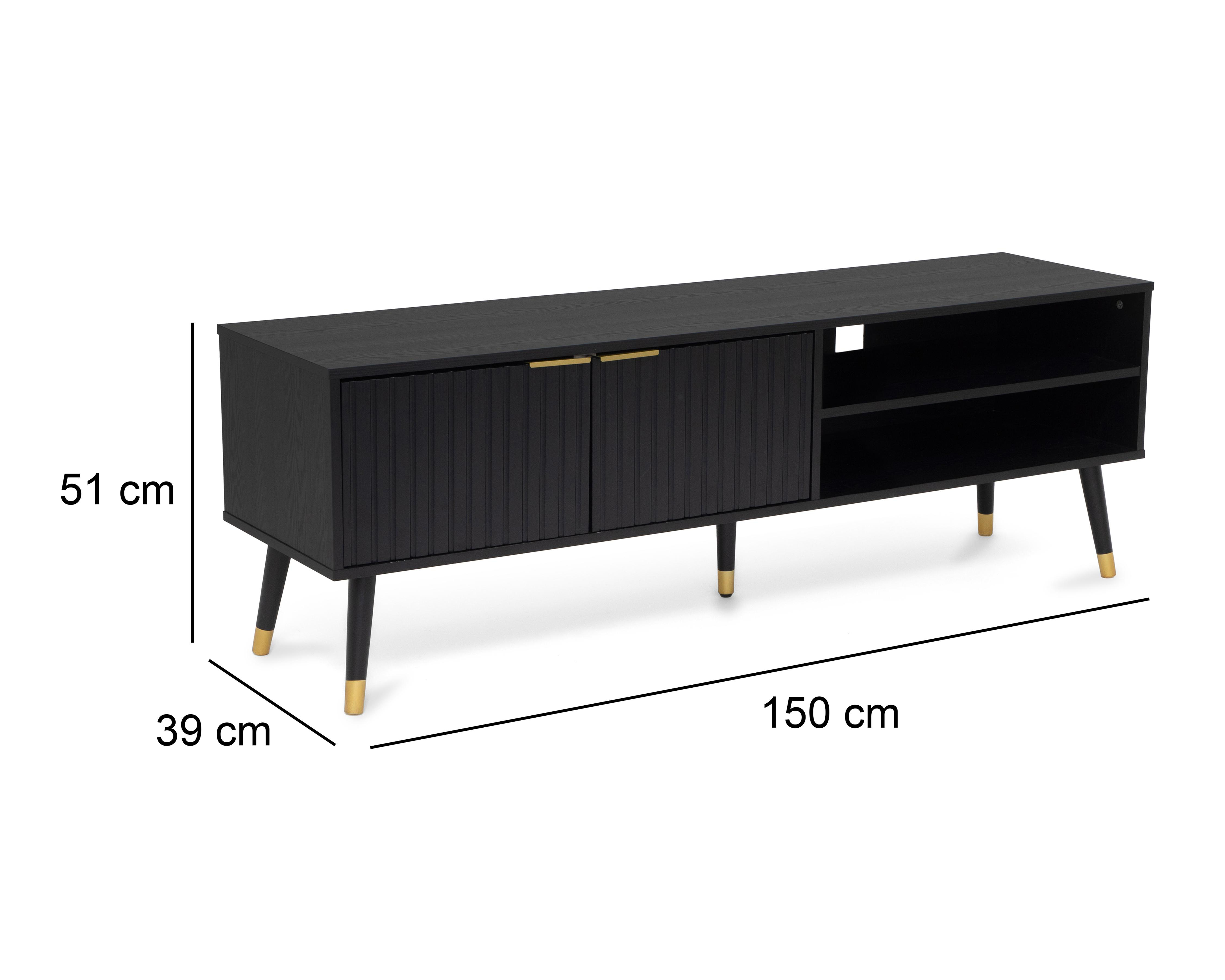 Foto 8 pulgar | Mueble para TV Negro Ikal Anahí